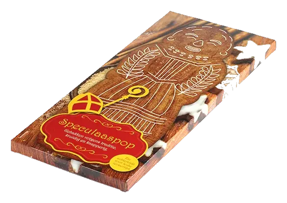Speculaaspop in een chique doos