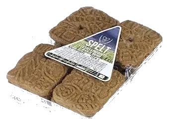 Spelt speculaasjes verpakt
