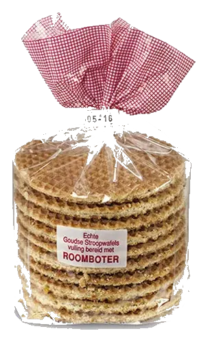 Stroopwafels in een private-label zakje